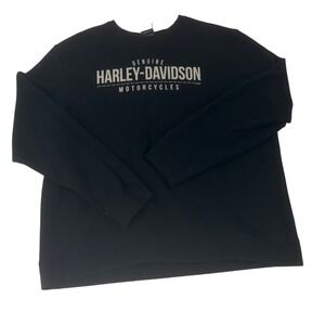 Harley Davidson Motorcycles Sweatshirt Black XXL Bootlegger Knoxville TN Graphic